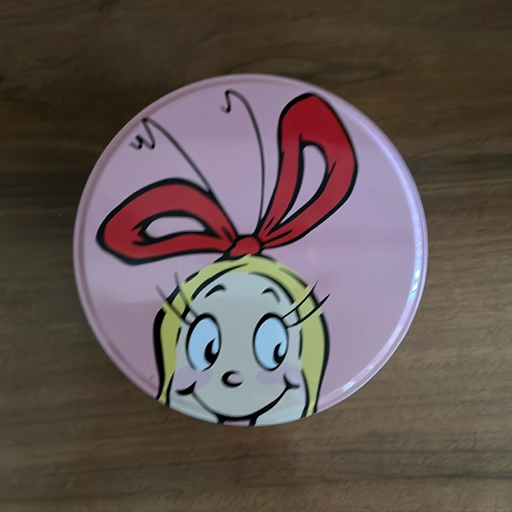 Cindy Lou Whoo  Christmas Cookie Tin
